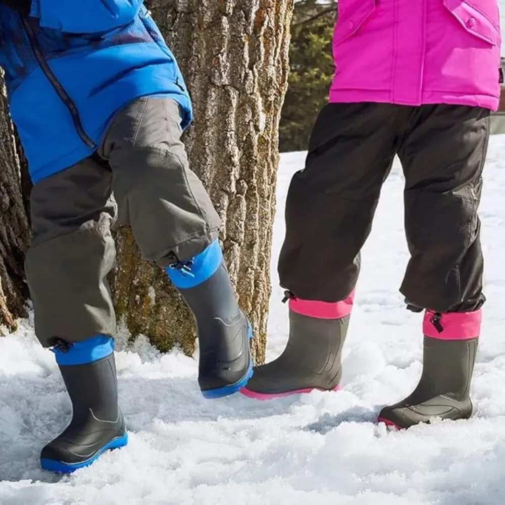 Kamik Snobuster1 Insulated Waterproof Snow Boots Navy Magenta Kids Girls Size 1